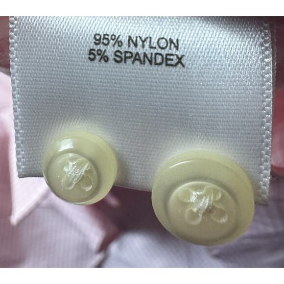 Peter Millar Men’s Size XL Summer Comfort Long Sleeve Button Up Pink Striped - Picture 5 of 5